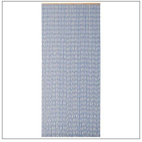 Rideau Portière E107 Naturel 100x220 - Morel
