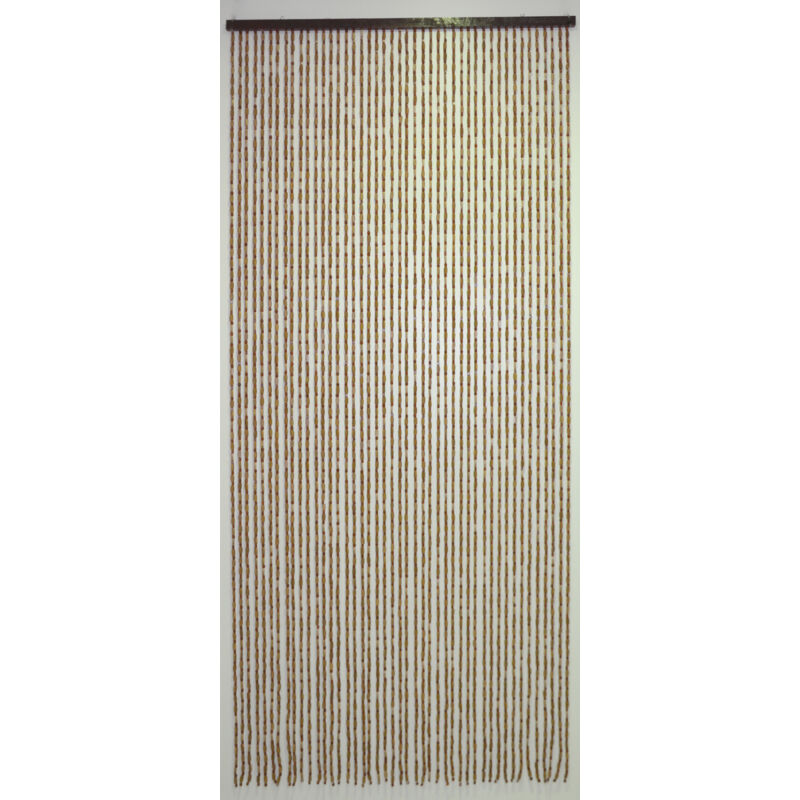 Rideau portières Moka 90x220 cm Brun / beige