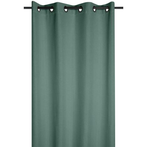 Rideau PORTLAND 140x260 vert 100% bleu