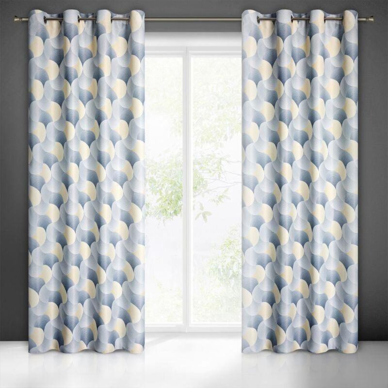 Rideau Prêt Aset 140x250 Cm Gris