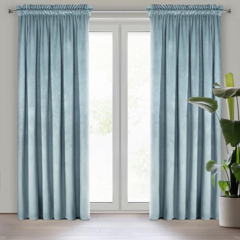 Rideau Prêt D91 Rosa Sur Ruban 140 X 270 Cm Marine