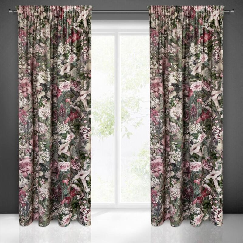 Rideau Prêt Gloire Sur Ruban 140 X 270 Cm Vert