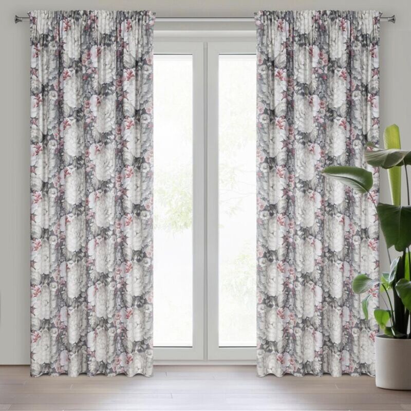 Rideau Prêt Lucia Sur Ruban Crème