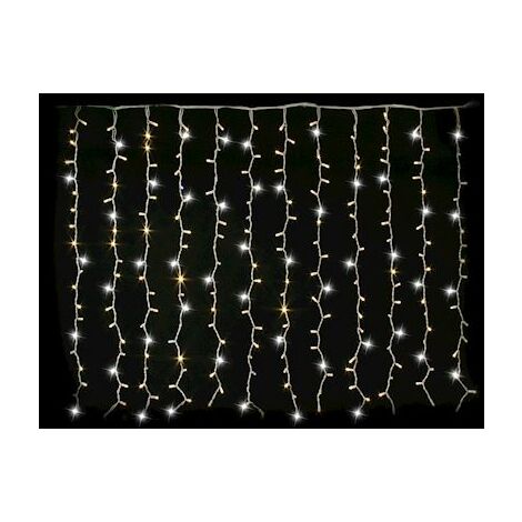 rideau raccordable - festilight master - 2 x 1.5 mètres - blanc chaud - pétillant - festilight 54412-12-w9-z