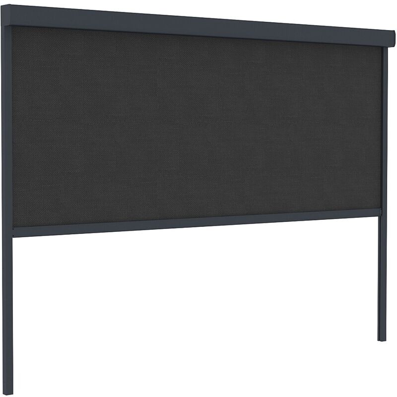 Vente-unique - Rideau rétractable pour pergola bioclimatique - L2,78 x h 2,05 m - viadana