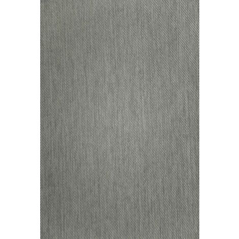 Rideau tamisant effet lin gris foncé 140x245 cm passants cachés polyester