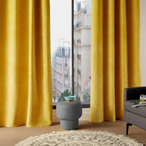 Rideau Tamisant "Lilou" 140x260cm Ocre