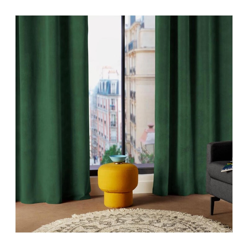 Rideau Tamisant 'Lilou' 140x260cm Vert