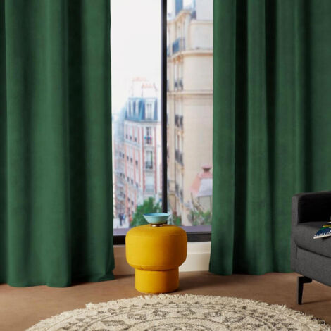 Rideau Tamisant "Lilou" 140x260cm Vert