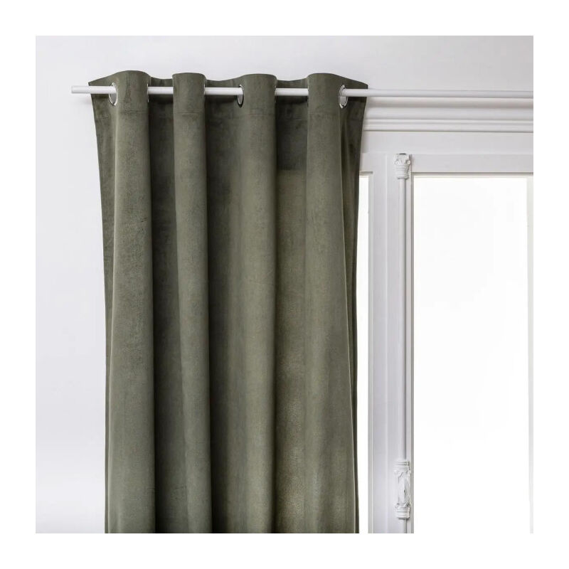 Rideau Tamisant "Lilou" 140x260cm Vert Kaki