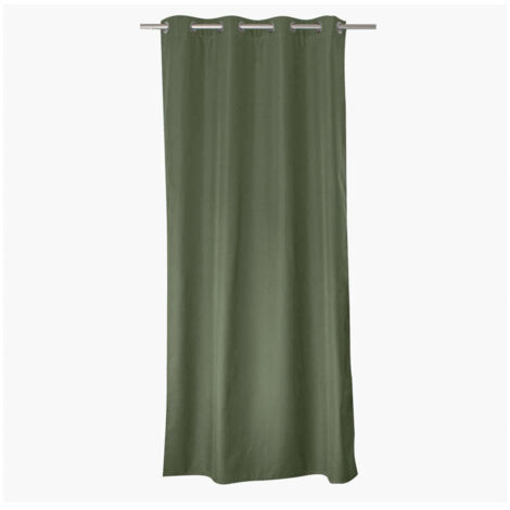 Rideau thermique en microfibre doublée Vert 135x240 cm