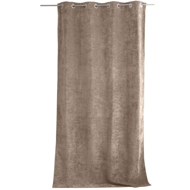 Rideau thermique et occultant en velours