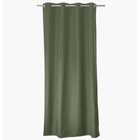 Rideau thermique et occultant GLACIER 135x240 vert gris