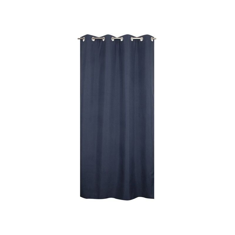 Rideau thermique, stop froid plus, l.135 x H.240 cm, bleu