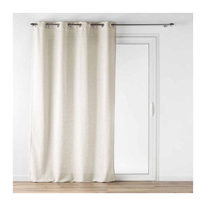 Rideau Voilage à Œillets 'Loulaine' 140x240cm Lin