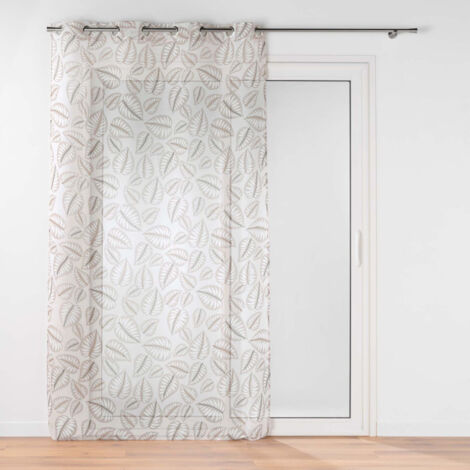 Rideau Voilage à Œillets "Alma" 140x240cm Naturel