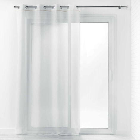 Rideau Voilage à Œillets "Camilla" 140x240cm Blanc
