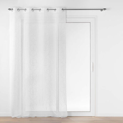 Rideau Voilage à Œillets "Felicia" 140x240cm Blanc