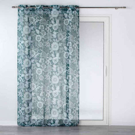 Rideau Voilage à Œillets "Milady" 140x280cm Bleu