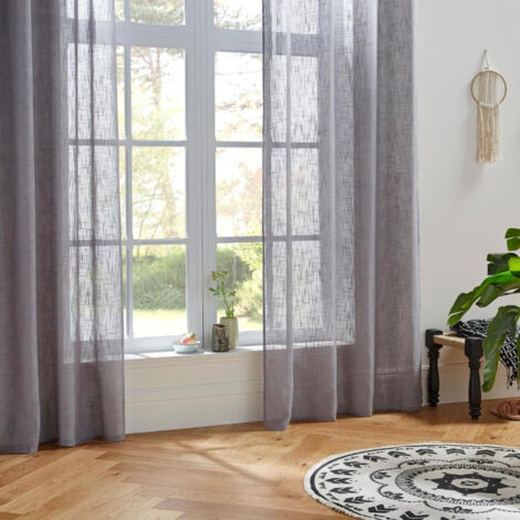 Rideau Voilage "Alton" 140x240cm Gris