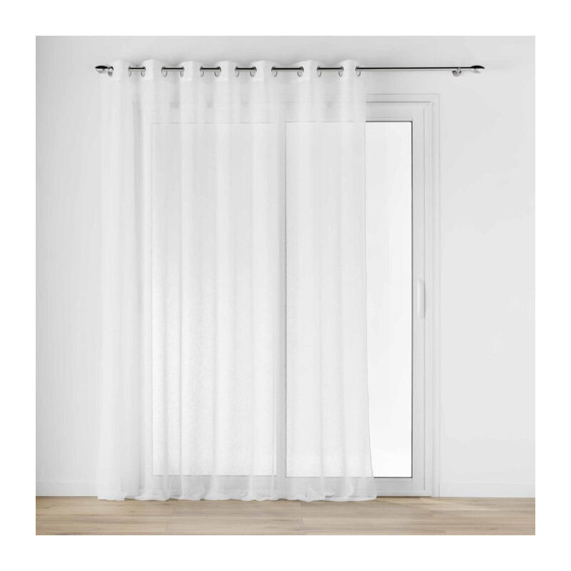 Rideau Voilage à Œillets 'Carlin' 240x240cm Naturel