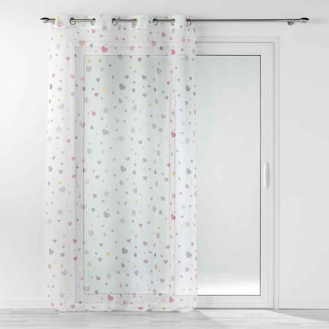 Rideau Voilage "Céleste" 140x280cm Blanc