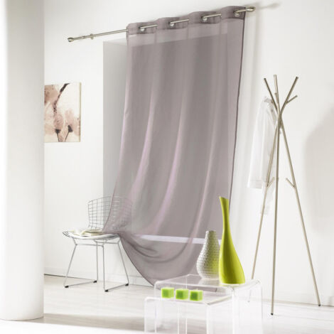 Rideau Voilage "Effea" 140x240cm Noisette