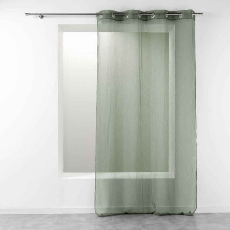 Rideau Voilage Étamine "Telma" 140x280cm Kaki