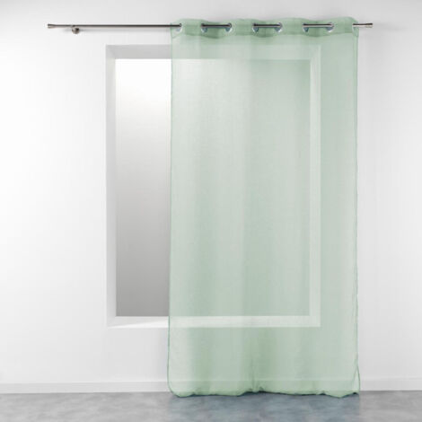 Rideau Voilage Étamine "Telma" 140x280cm Sauge