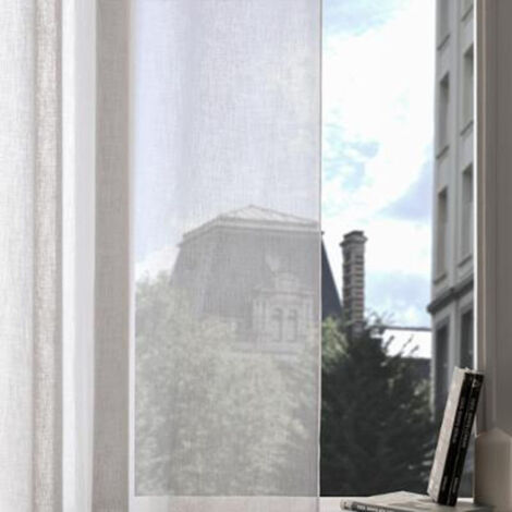 Rideau Voilage "Fred" 140x240cm Blanc
