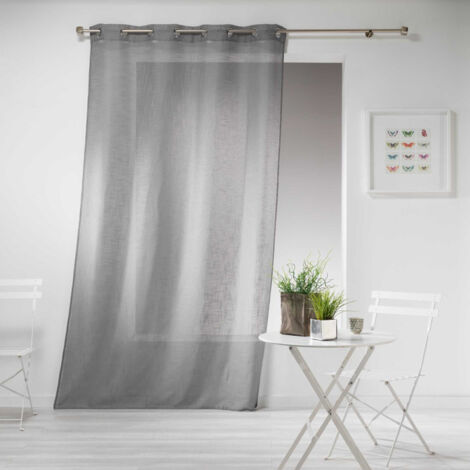 Rideau Voilage "Haltona" 140x240cm Gris