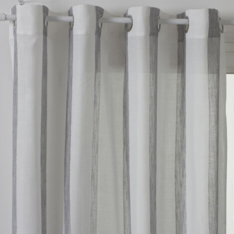Rideau Voilage "Hugo" 140x240cm Gris