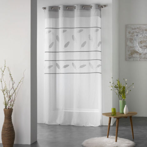 Rideau Voilage "Teora" 140x260cm Gris