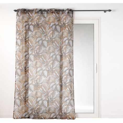 Rideau voile sable 140 x 240 cm Cabanas camel