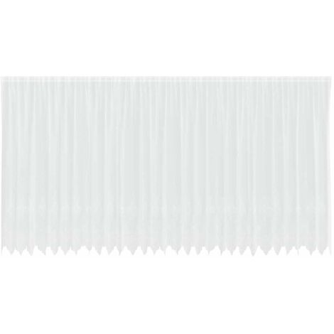 Rideaux avec des rideaux Blanc 500x100cm Polyester CFW13408