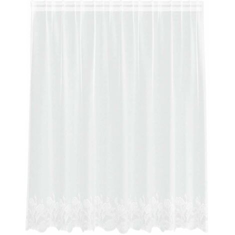 Rideaux avec des rideaux Blanc 500x100cm Polyester CFW17106