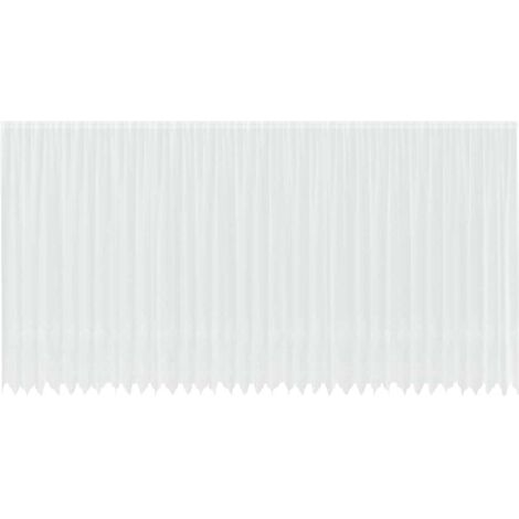 Rideaux avec des rideaux Blanc 500x100cm Polyester CFW23598