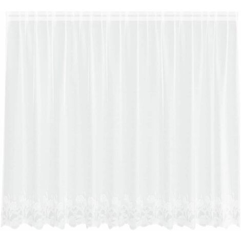 Rideaux avec des rideaux Blanc 500x100cm Polyester CFW32230
