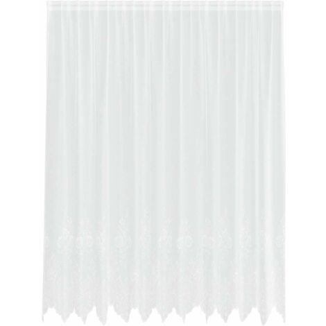 Rideaux avec des rideaux Blanc 500x100cm Polyester CFW35533