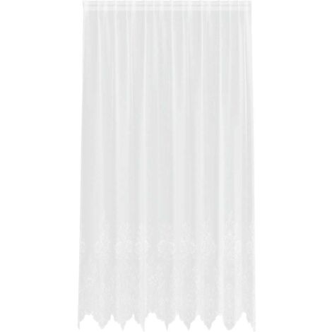 Rideaux avec des rideaux Blanc 500x100cm Polyester CFW37905