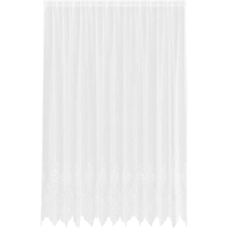 Rideaux avec des rideaux Blanc 500x100cm Polyester CFW39022