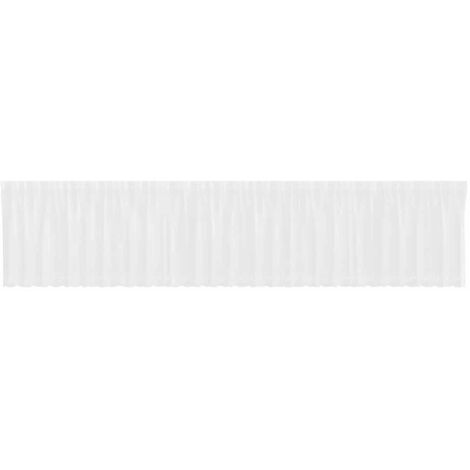 Rideaux avec des rideaux Blanc 500x100cm Polyester CFW46757