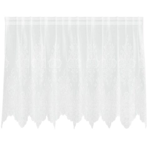 Rideaux avec des rideaux Blanc 500x100cm Polyester CFW65723