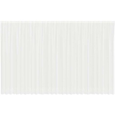 Rideaux avec des rideaux Blanc 500x100cm Polyester CFW70164