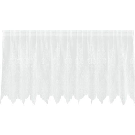 Rideaux avec des rideaux Blanc 500x100cm Polyester CFW71097