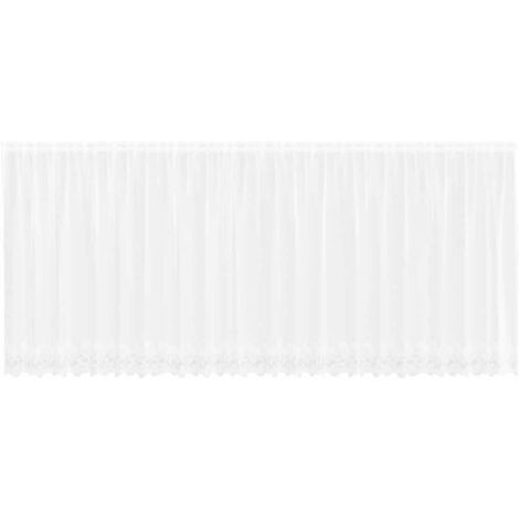 Rideaux avec des rideaux Blanc 500x100cm Polyester CFW72352