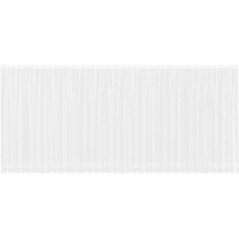 Rideaux avec des rideaux Blanc 500x100cm Polyester CFW80465