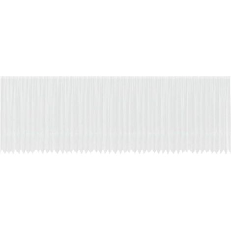 Rideaux avec des rideaux Blanc 500x100cm Polyester CFW81668