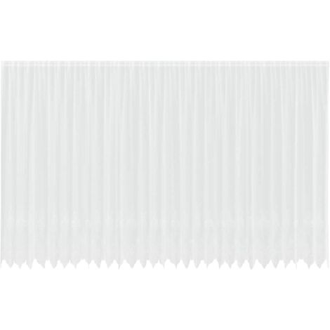 Rideaux avec des rideaux Blanc 500x100cm Polyester CFW82041