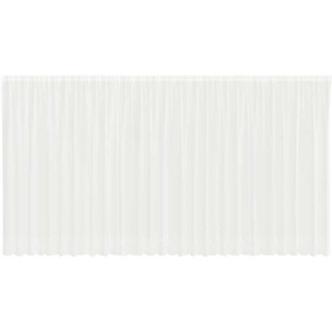 Rideaux avec des rideaux Blanc 500x100cm Polyester CFW84158